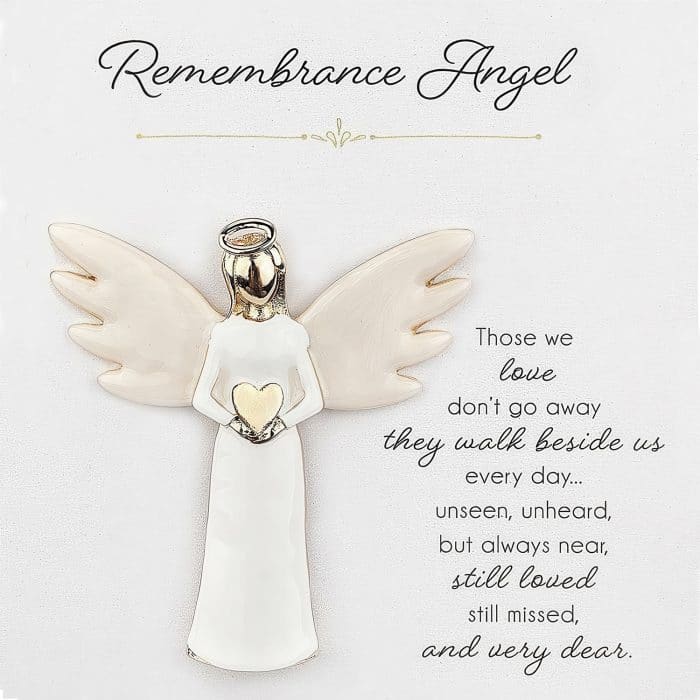 Remembrance Angel Poem Figurine