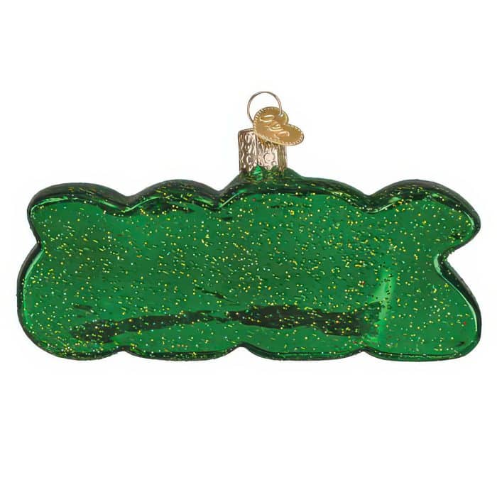 Retro Santa 2026 Ornament Old World Christmas Back