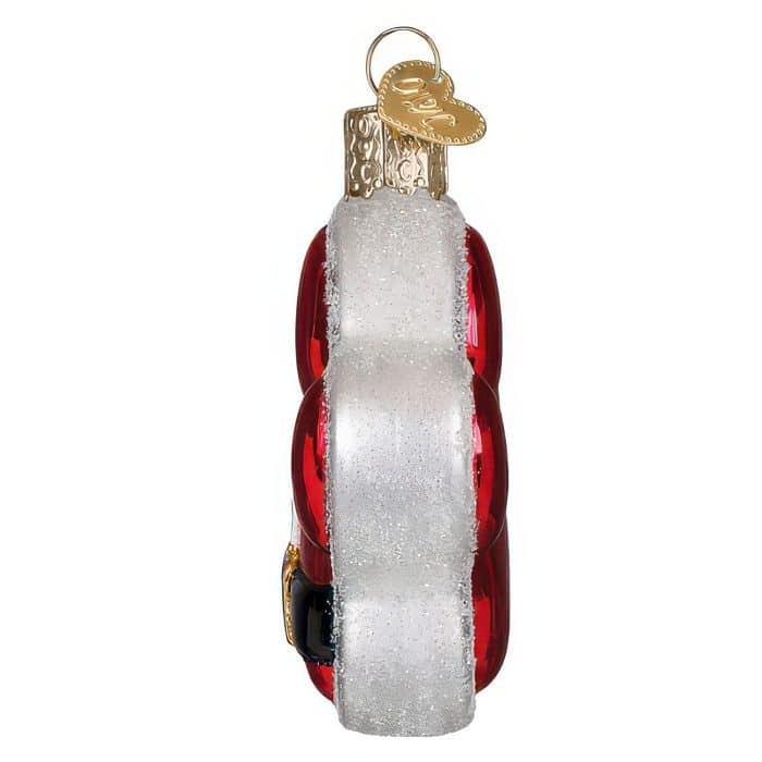 Santa Paws Ornament Old World Christmas Side