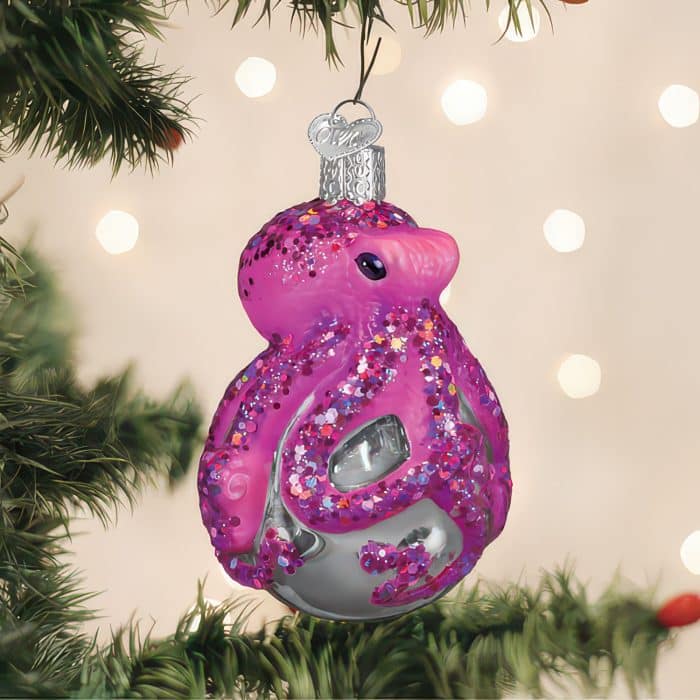 Shimmering Octopus Ornament Old World Christmas