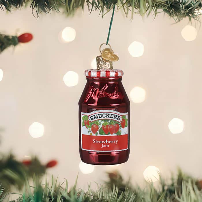 Smucker's™ Strawberry Jam Ornament Old World Christmas