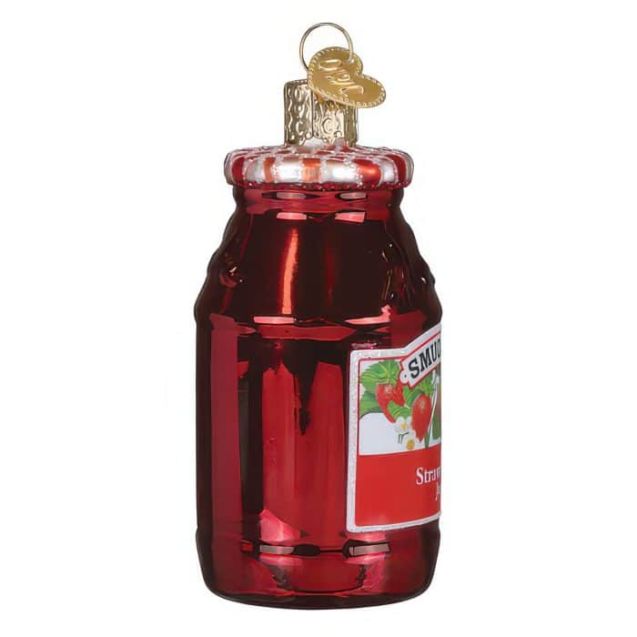 Smucker's™ Strawberry Jam Ornament Old World Christmas Side
