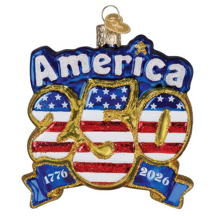 Spirit of 76 to 26 Usa Ornament Old World Christmas Front