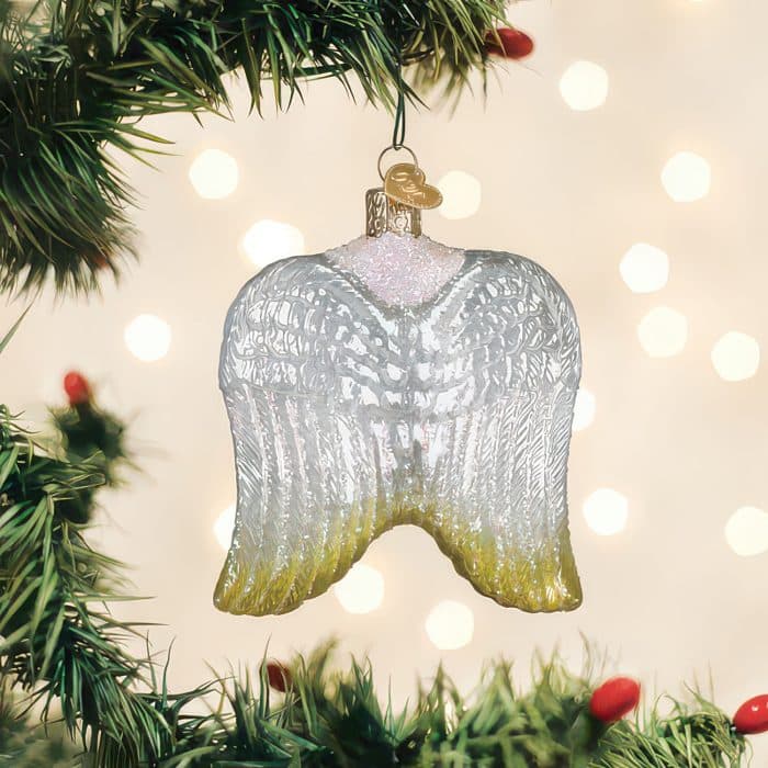 Sterling Angel Wings Ornament Old World Christmas