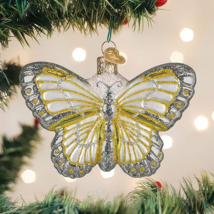 Sterling Butterfly Ornament Old World Christmas