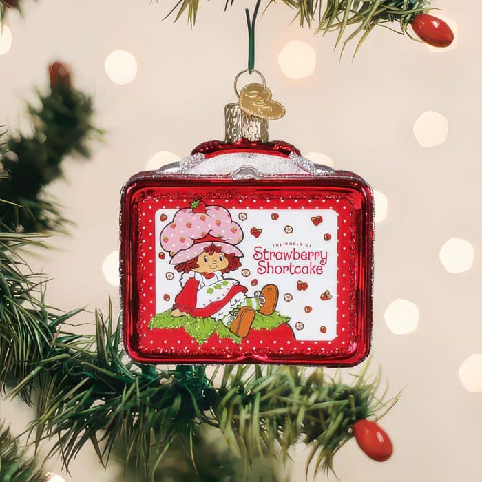 Strawberry Shortcake Lunch Box Ornament By Old World Christmas