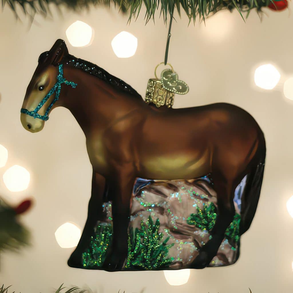 Stubborn Mule Ornament Old World Christmas