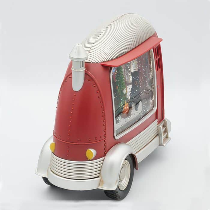 Swirl Camper With Bears Water Globe Side