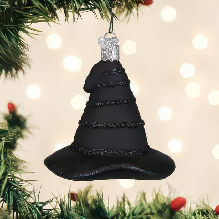 The Green Witch's Hat Ornament Old World Christmas