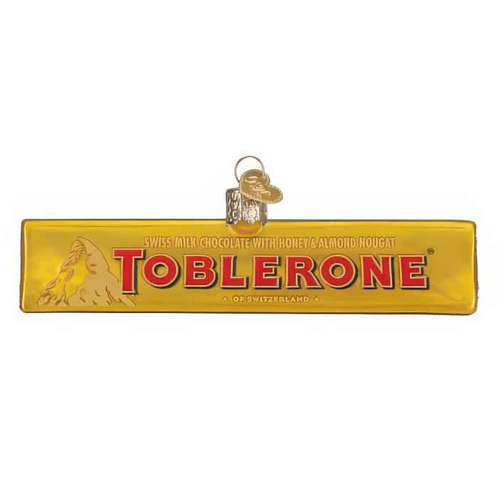 Toblerone® Chocolate Bar Ornament Old World Christmas Front