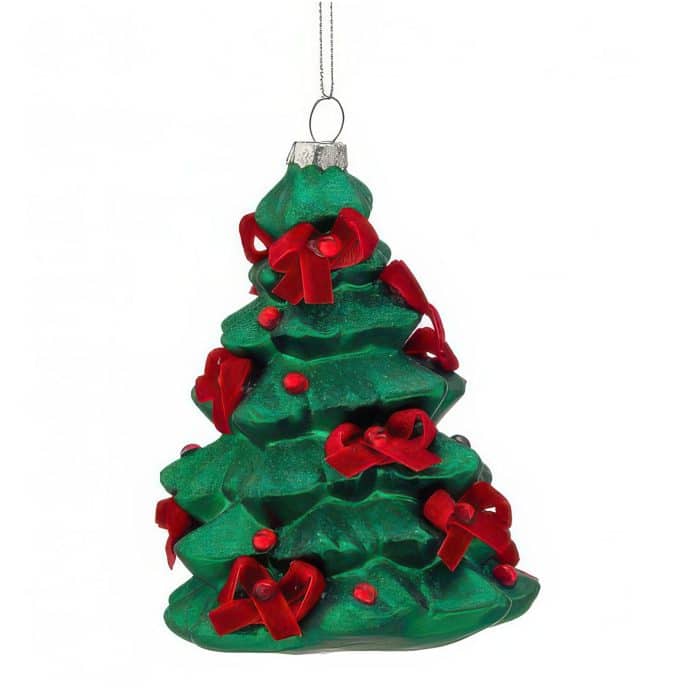 Tree with Velvet Bows Ornament