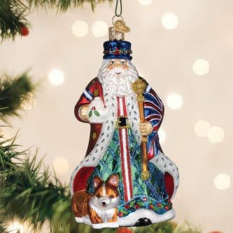 United Kingdom Santa Ornament Old World Christmas