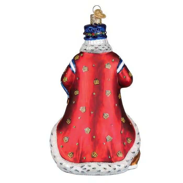 United Kingdom Santa Ornament Old World Christmas Back