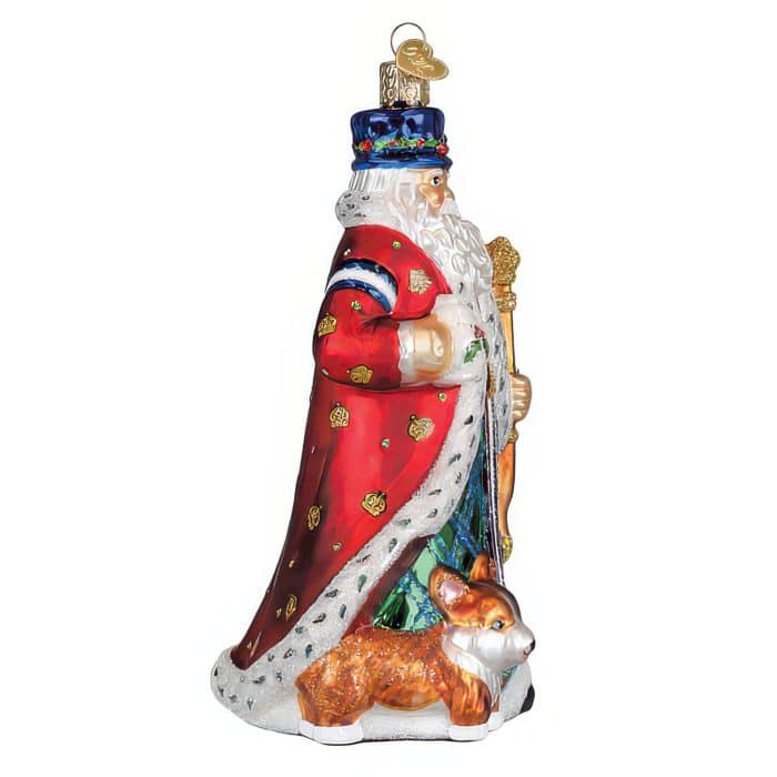 United Kingdom Santa Ornament Old World Christmas Side