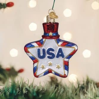 USA Star Ornament Old World Christmas