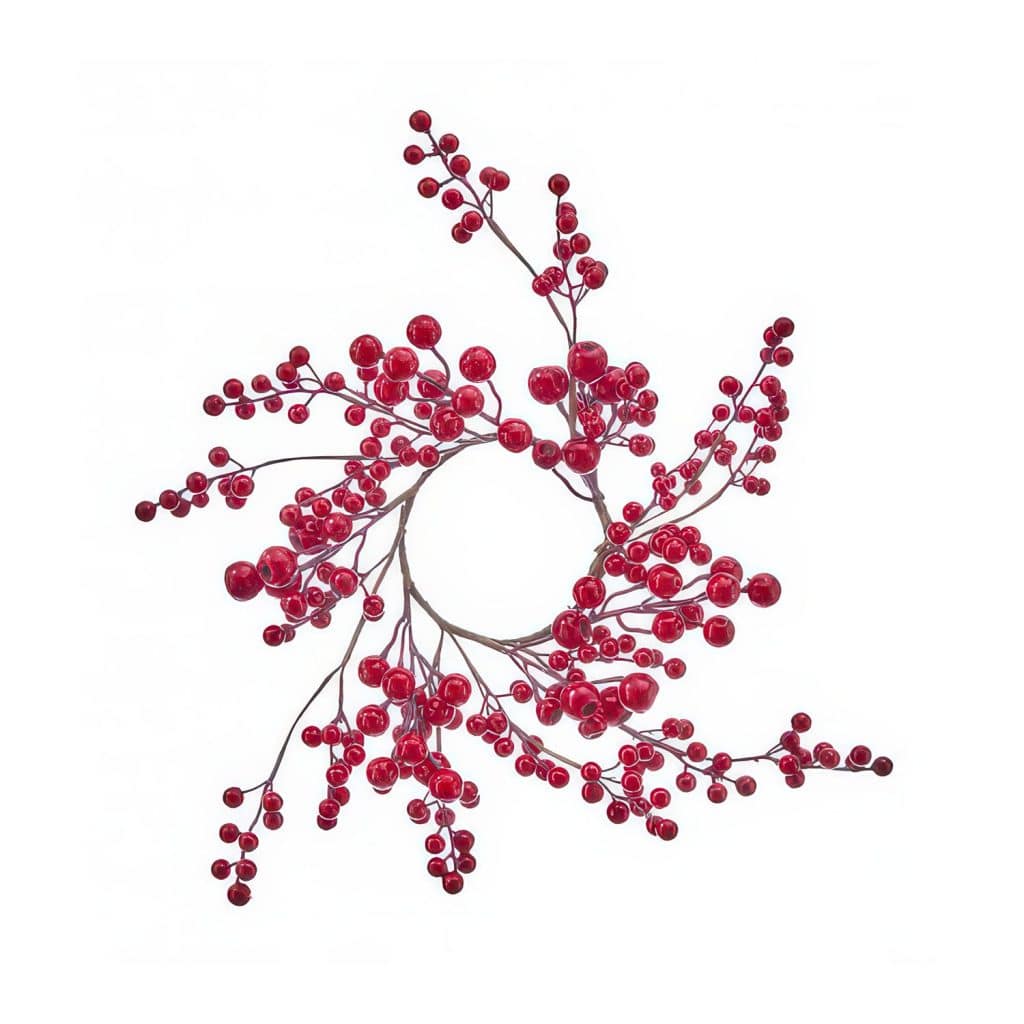 Wild Red Berry Candle Ring