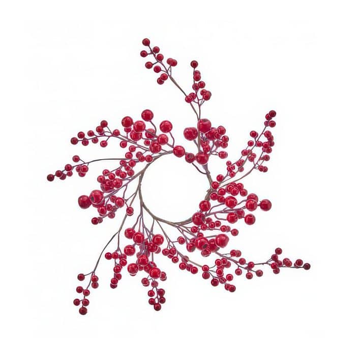 Wild Red Berry Candle Ring