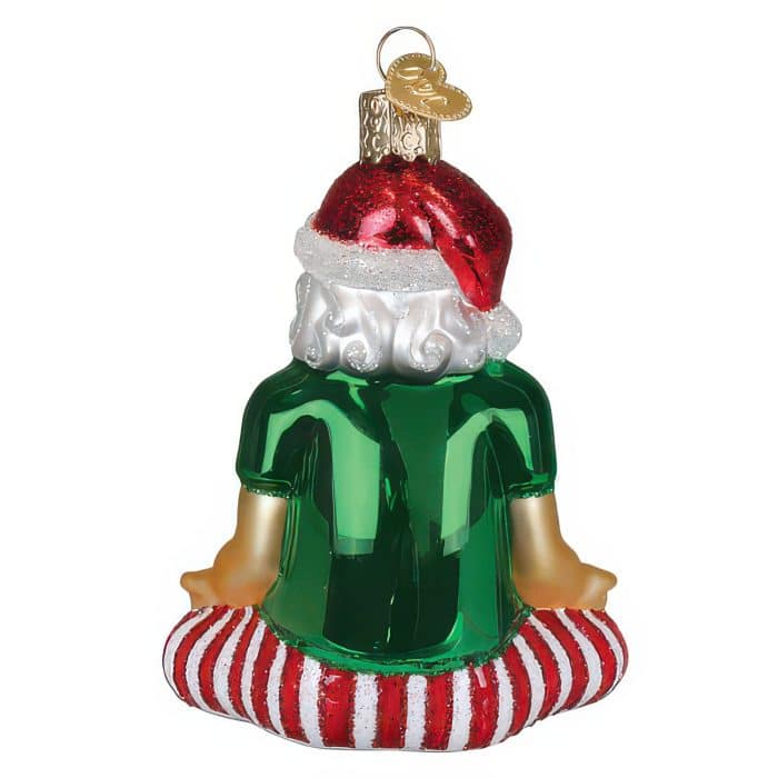 Zen ta Claus Ornament Old World Christmas Back