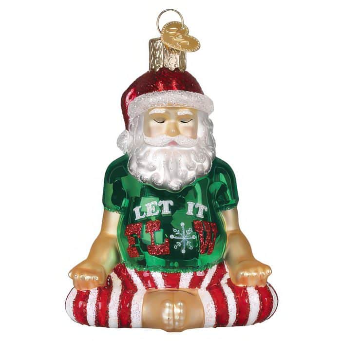 Zen ta Claus Ornament Old World Christmas Front