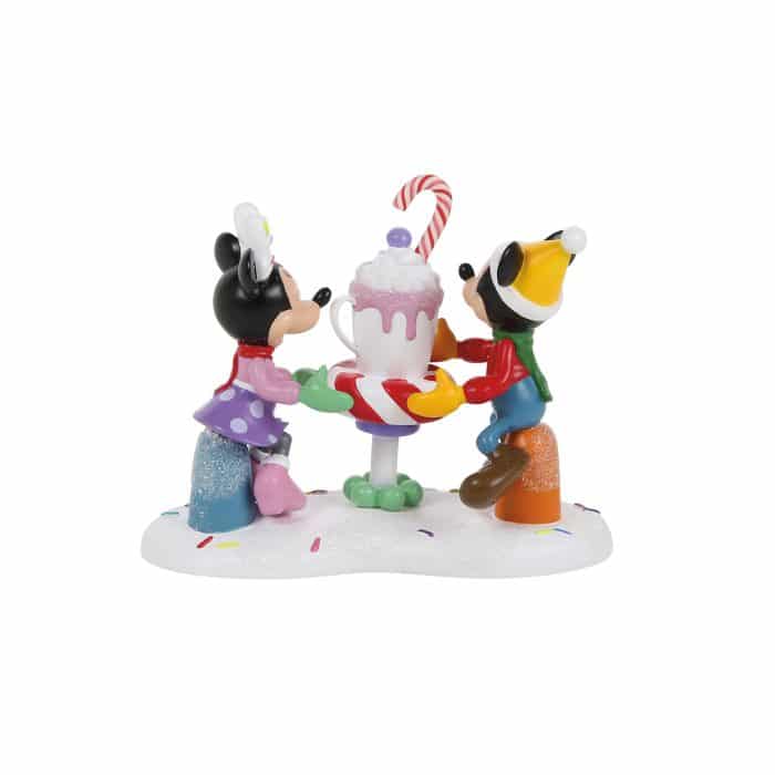 a Cocoa with a Cutie Disney Village D56 Back