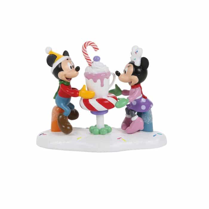 a Cocoa with a Cutie Disney Village D56 Front
