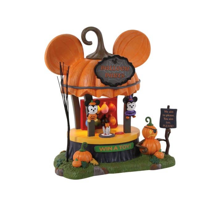 Balloons Darts Game Disney Pumpkintown D56