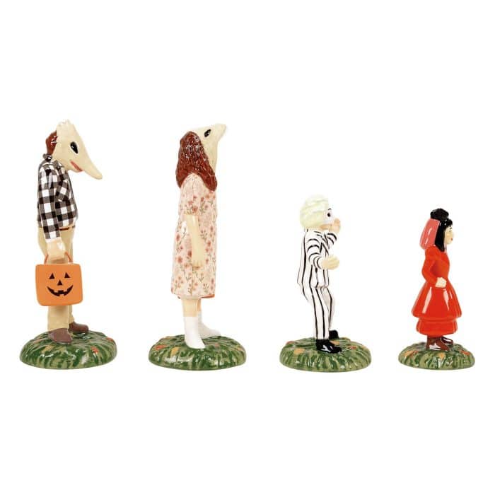 Beetlejuice Trick or Treaters Halloween Village D56 Side