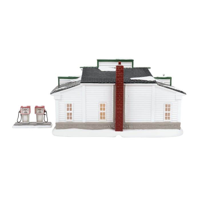 Billy Brooks Grocer Snow Village D56 Back