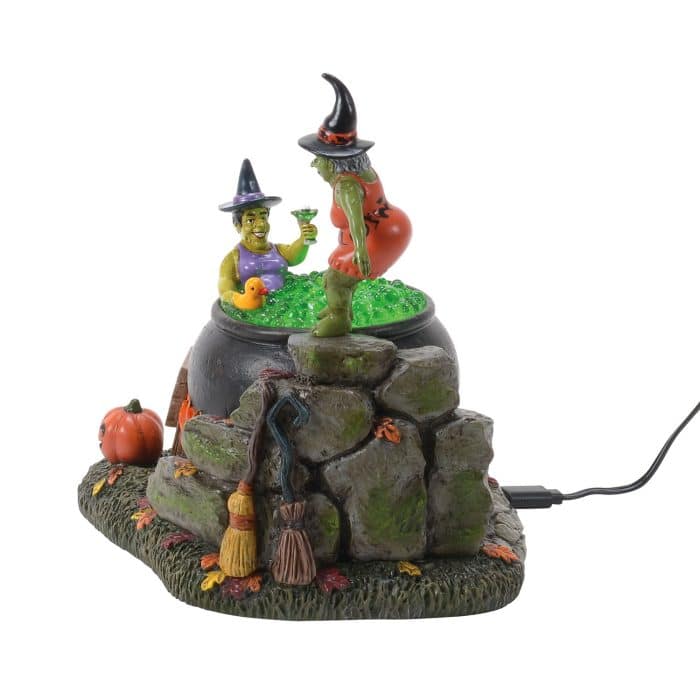Bubble No More Troubles Halloween Village D56 Back