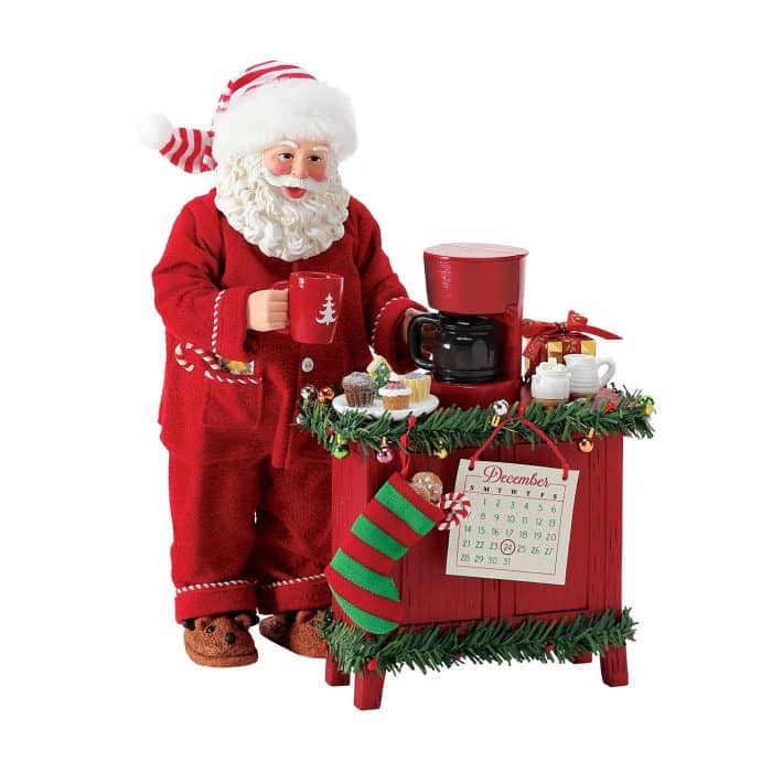 but First Coffee Possible Dreams Santa Figurine