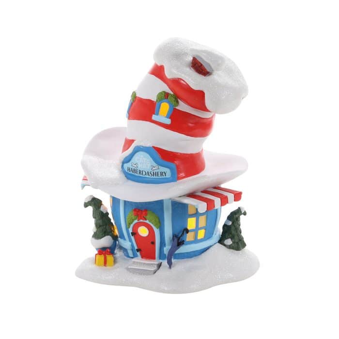 Cat in the Hat Haberdashery Grinch Village D56