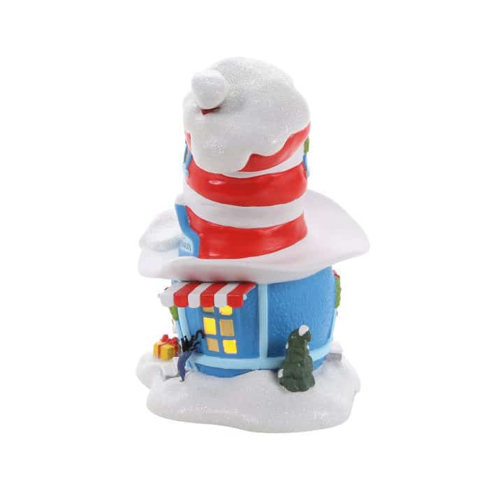 Cat in the Hat Haberdashery Grinch Village D56 Side