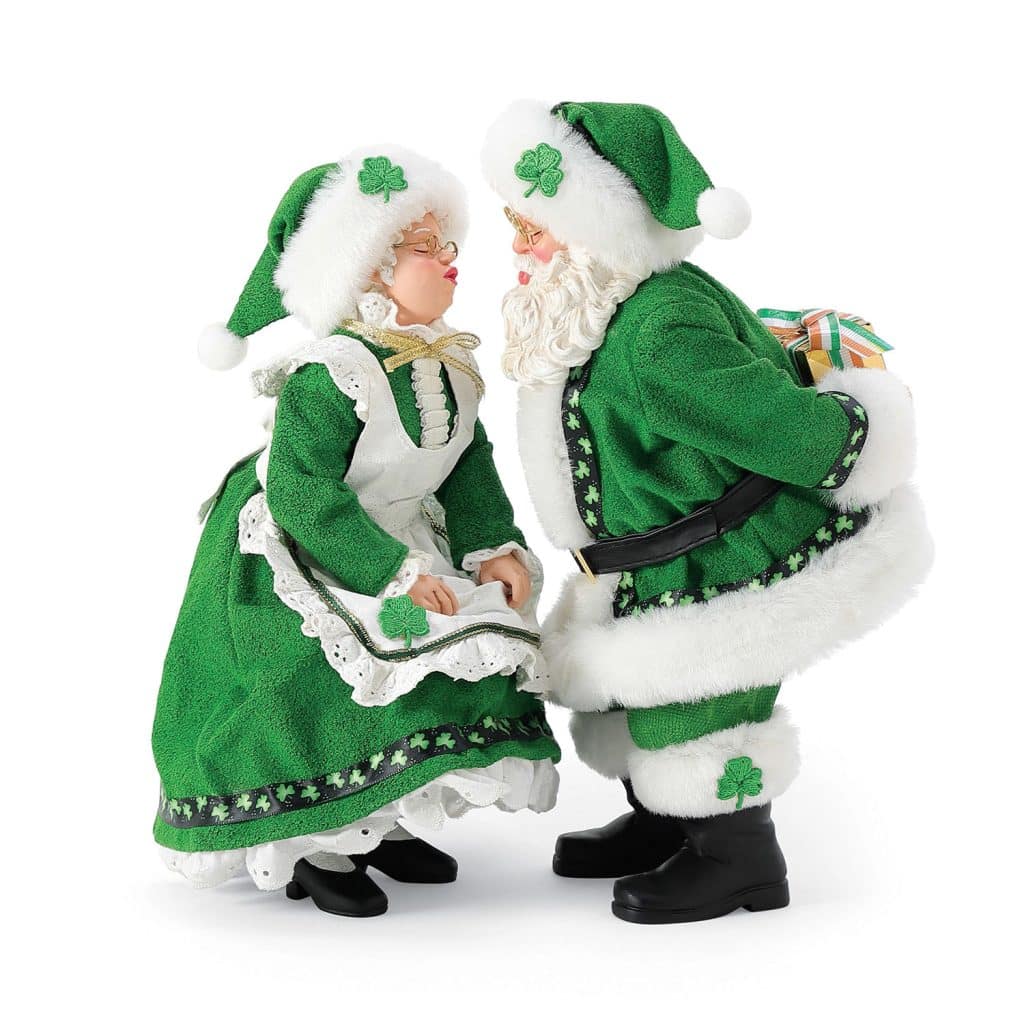 Celtic North Pole Sweethearts Possible Dreams Santa Figurine