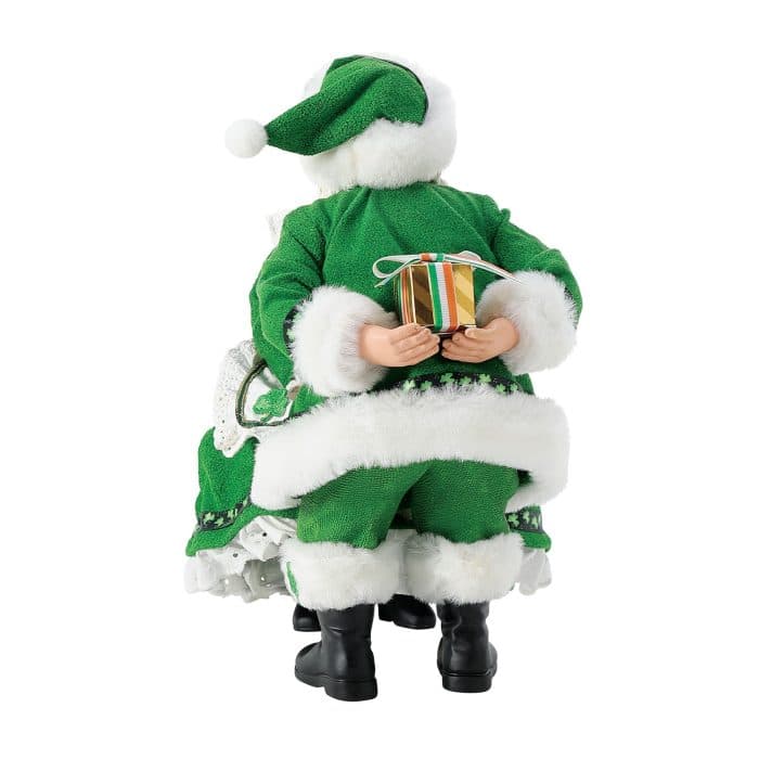 Celtic North Pole Sweethearts Possible Dreams Santa Figurine Side Two