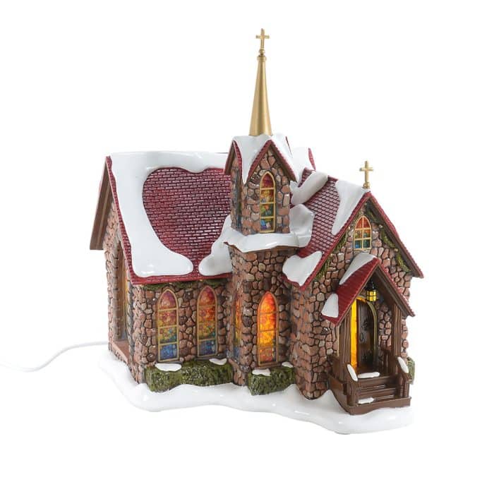Chapel of Abundant Grace 50th Snow Village D56