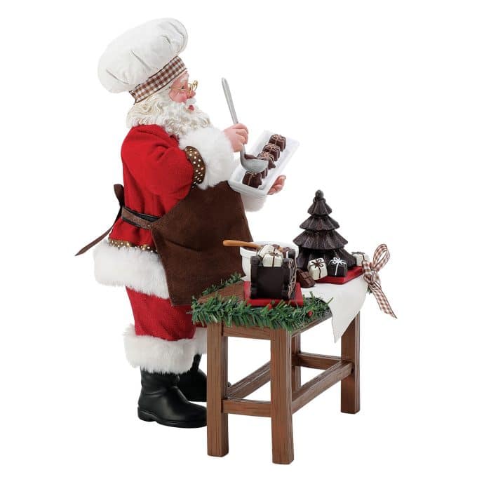 Chocolatier Possible Dreams Santa Figurine Side Two