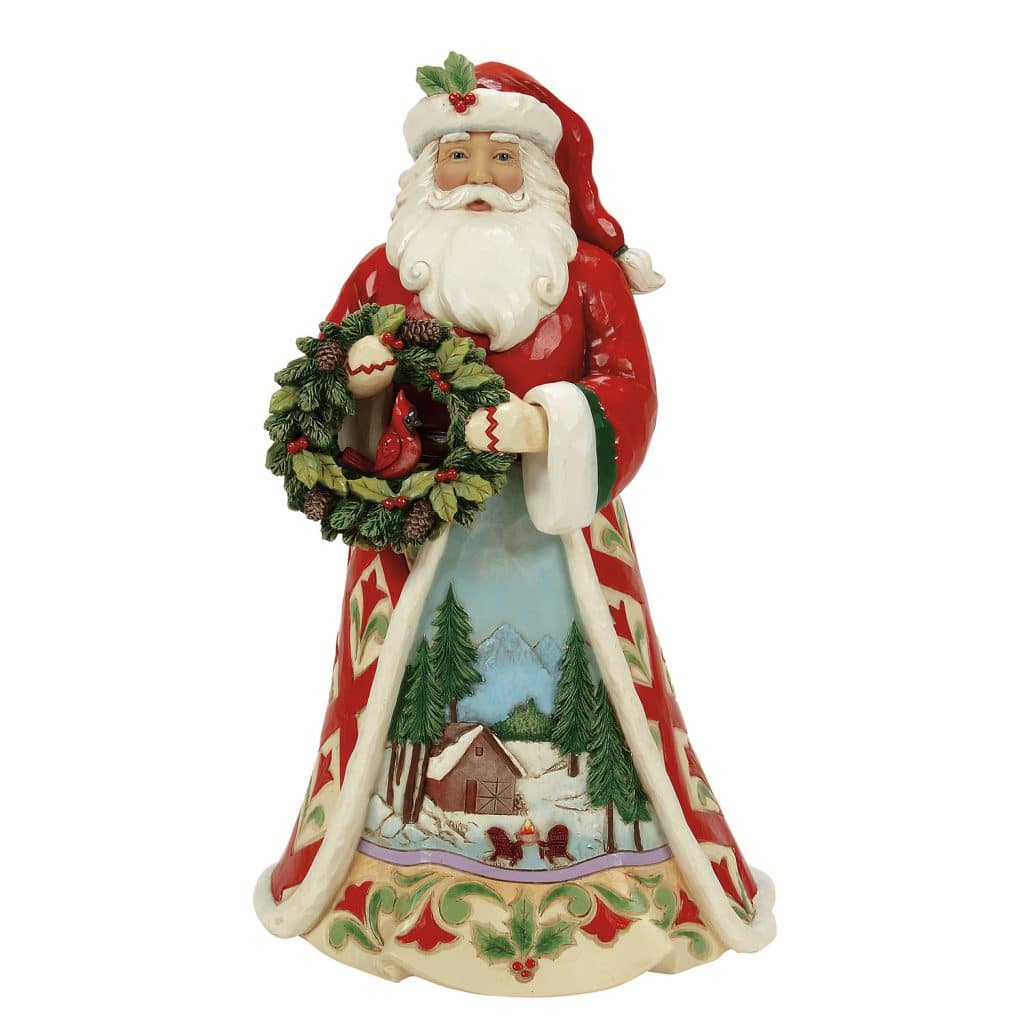 Christmas at the Lodge Santa Figurine by Jim Shore