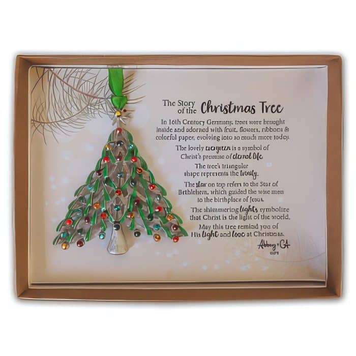 Christmas Tree Story Ornament