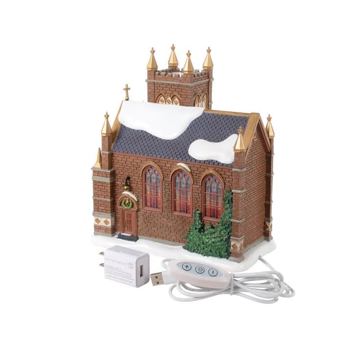 Church Fraternal Charity 50th Dickens Village D56 Back Cord