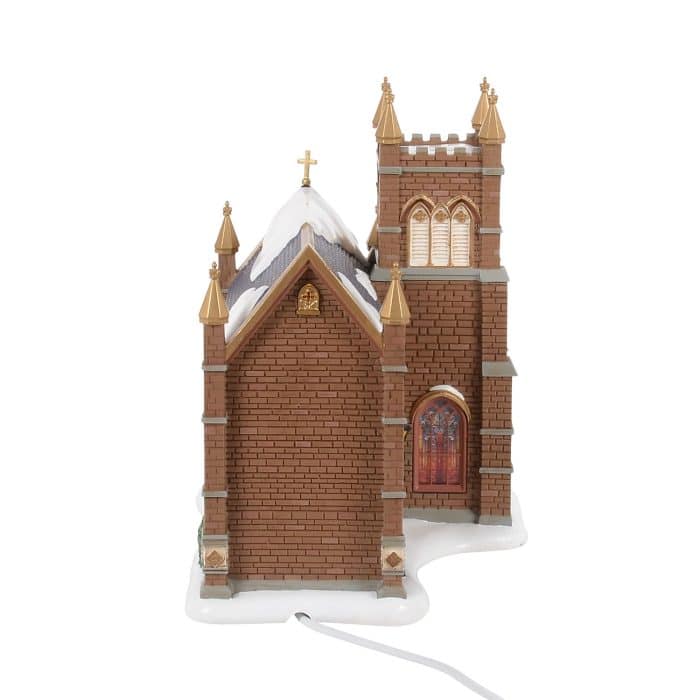Church Fraternal Charity 50th Dickens Village D56 Side