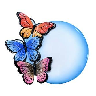 Colorful Butterfly Ornament Personalize