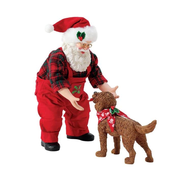 Fetch Possible Dreams Santa Figurine Back