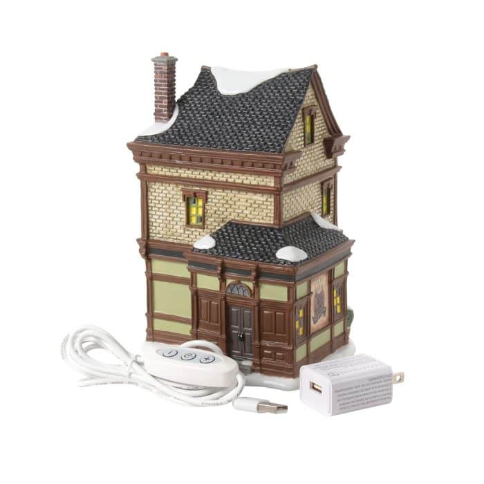 Fleet  Strand Chophouse Dickens Village D56 Back Cords