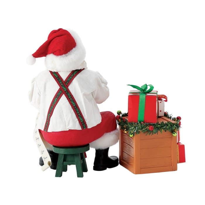 for You Possible Dreams Santa Figurine Back