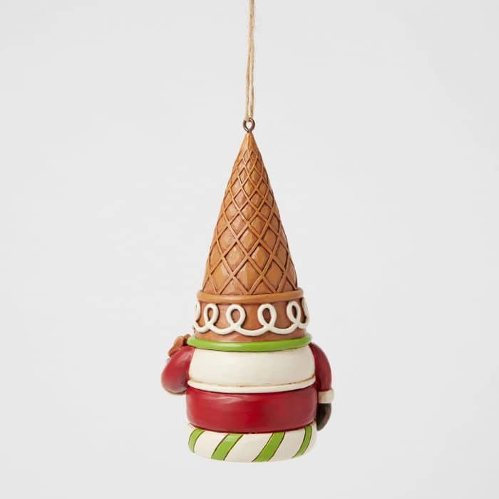 Gingerbread Cookie Bowl Gnome Ornament by Jim Shore Back
