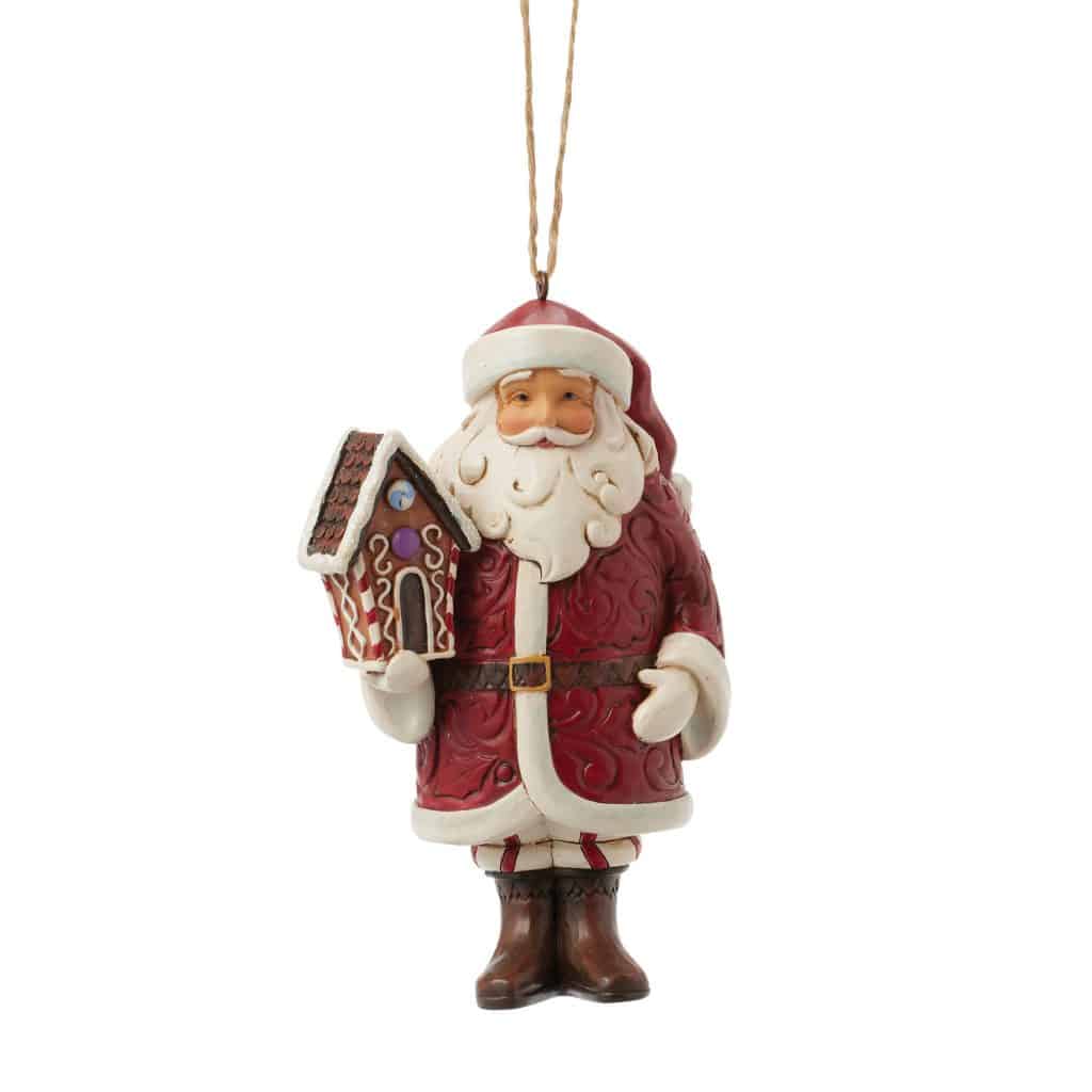 Gingerbread Santa Ornament by Jim Shore