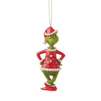 Grinch Hands On Hips Ornament By Jim Shore