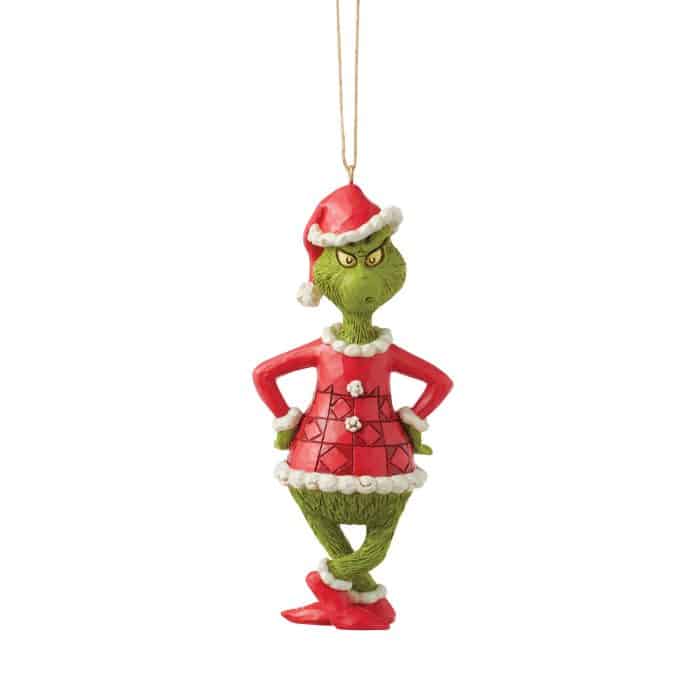 Grinch Hands On Hips Ornament By Jim Shore