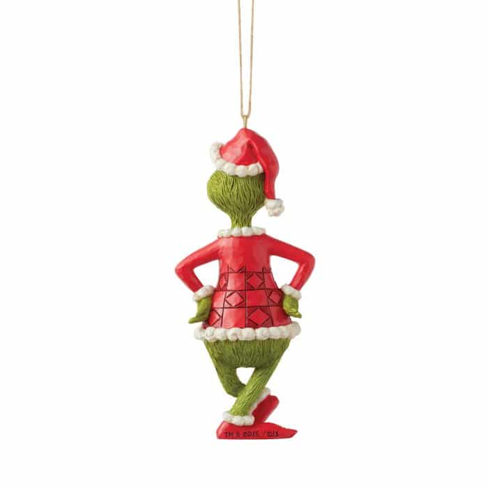 Grinch Hands On Hips Ornament By Jim Shore Back