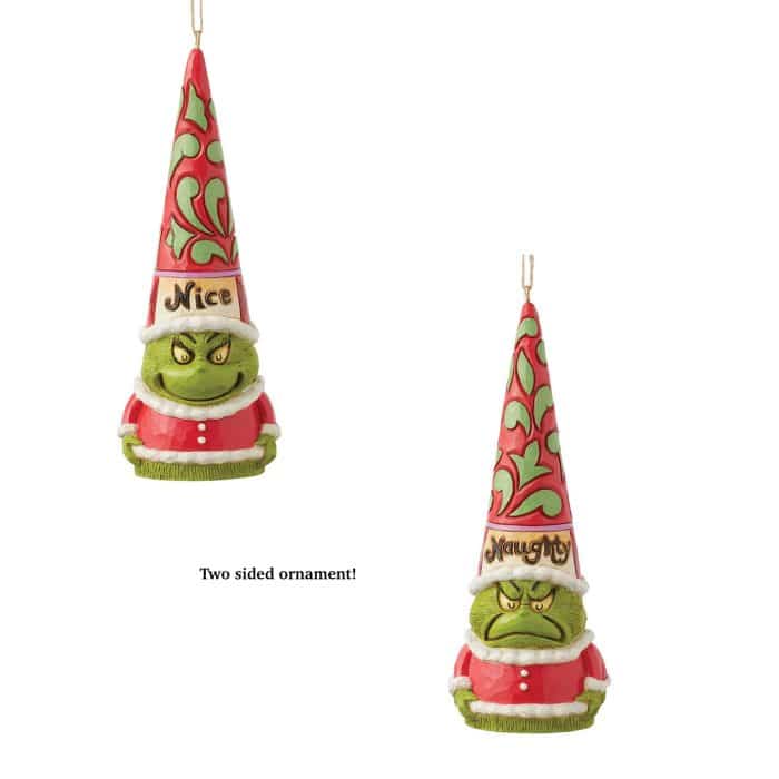 Grinch Naughty/Nice Ornament By Jim Shore